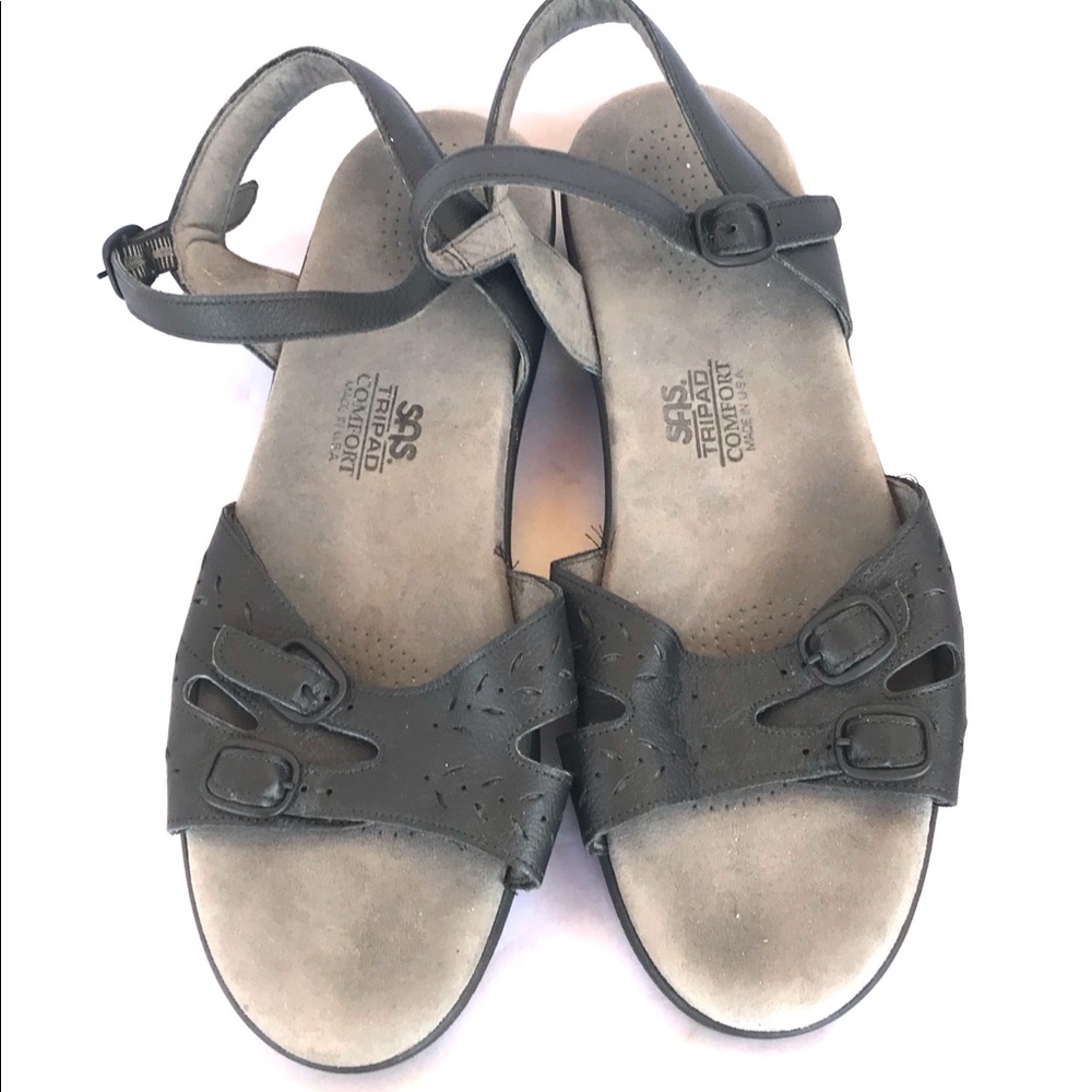 SAS Women’s black sandals Tripp’s Comfort sz 10